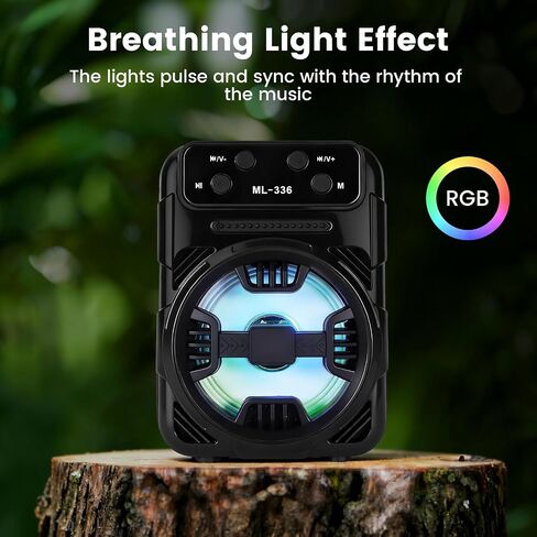 Bluetooth Speaker Portable Speakers Bluetooth Wireless FM radios Portable with FM Radio,Small Speaker Supports USB/TF Drop-Resistant Speaker for Elderly, Kids, Home Kitchen,Outdoor in Saudi Arabia