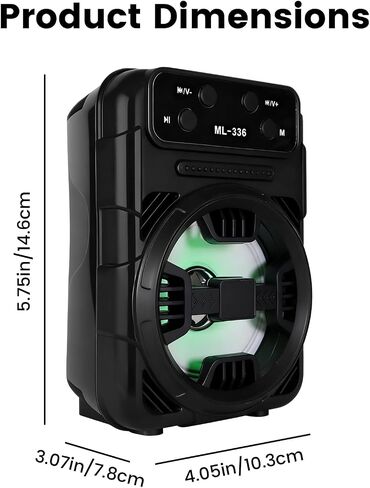 Bluetooth Speaker Portable Speakers Bluetooth Wireless FM radios Portable with FM Radio,Small Speaker Supports USB/TF Drop-Resistant Speaker for Elderly, Kids, Home Kitchen,Outdoor in Saudi Arabia