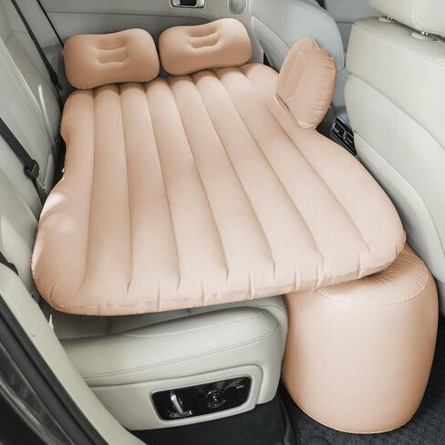 BEBAS Car Air Mattress, Protective Side Wedge, Inflatable Backseat Bed in Saudi Arabia