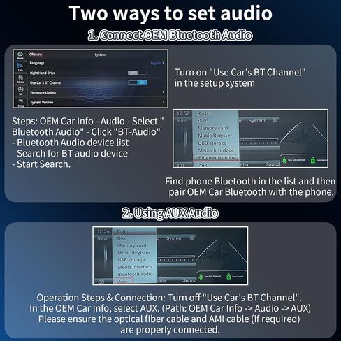 Wireless CarPlay/Android Auto 12.3in Touchscreen for Mercedes Benz GLK Class X204 GLK250 GLK300 GLK350 2013-2015 with NTG4.5/4.7 Linux System, Radio Receiver in Saudi Arabia