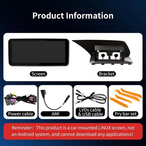 Wireless CarPlay/Android Auto 12.3in Touchscreen for Mercedes Benz GLK Class X204 GLK250 GLK300 GLK350 2013-2015 with NTG4.5/4.7 Linux System, Radio Receiver in Saudi Arabia