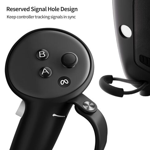 annapro VR Upgrade Kit for Meta Quest 3/3S: Elite Battery Head Strap 6500mAh + G1 Controller Grips with Adjustable Straps, Enhanced Comfort & Improved Control Experience in Saudi Arabia