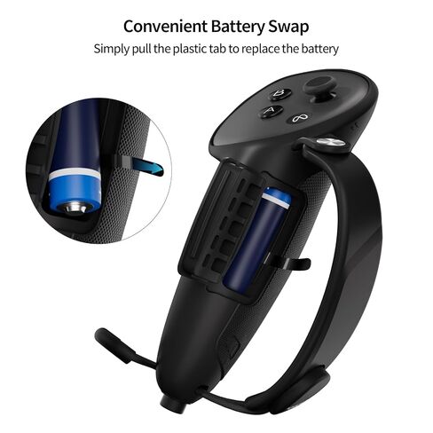 annapro VR Upgrade Kit for Meta Quest 3/3S: Elite Battery Head Strap 6500mAh + G1 Controller Grips with Adjustable Straps, Enhanced Comfort & Improved Control Experience in Saudi Arabia