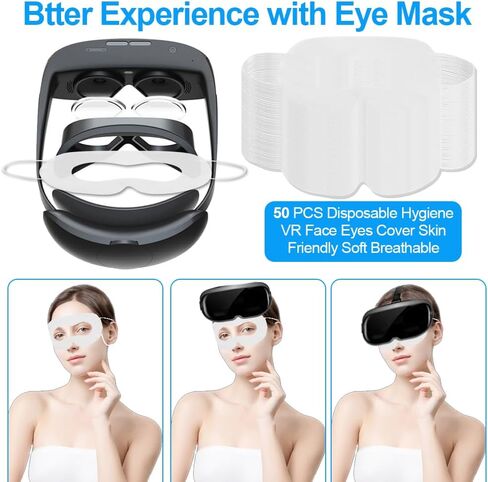 zxbaers VR Face Cover, Disposable VR Face Mask Pads Facial Interface, 4 PCS Yeti 20 Oz Tumbler Lid with 4 Magnetic Slider Replacement in Kuwait