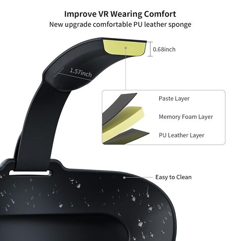 annapro VR Kit for Meta Quest 3: Elite Battery Head Strap 6500mAh + CD1 Charging Station with Retractable Cable & RGB Lighting, Enhanced Comfort & Stable Charging System in Saudi Arabia