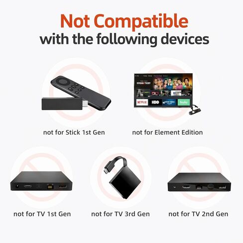 ORQRQO Replacement Voice Remote for Fire Series, TV Stick (HD, 4K, Plus, Select, 4K Max, Lite), TV Cube and Omni, Ember, Insignia, Toshiba, Smart TVs in Kuwait