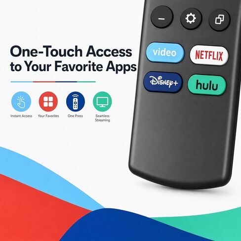 ORQRQO Replacement Voice Remote for Fire Series, TV Stick (HD, 4K, Plus, Select, 4K Max, Lite), TV Cube and Omni, Ember, Insignia, Toshiba, Smart TVs in Kuwait