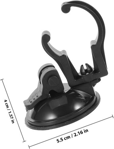 2pcs Aquarium Light Holders Fish Tank Clamp with Suction Cup Abs Black in Kuwait