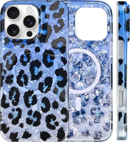 Magnetic for iPhone 17 Pro Max Case Cute Tortoise Shell Shockproof-Brown in Kuwait