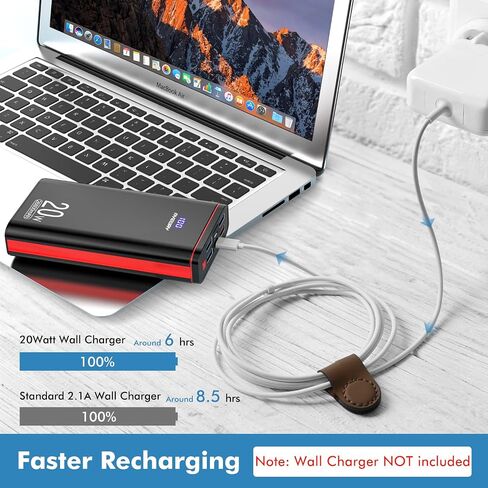 Ayeway Fast Charging Battery Pack 26800mAh Portable Charger with 5 outputs in Kuwait