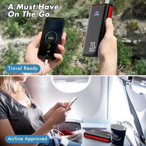 Ayeway Fast Charging Battery Pack 26800mAh Portable Charger with 5 outputs in Kuwait