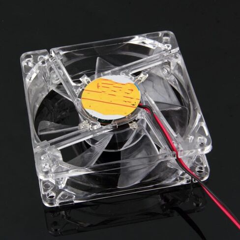 80mm LED Computer PC Fan 8025 Silent Cooling 12V Luminous Chass Case Mod Easy Installed in Kuwait