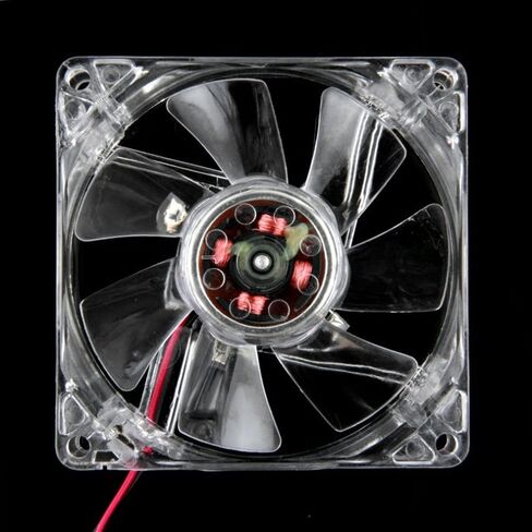80mm LED Computer PC Fan 8025 Silent Cooling 12V Luminous Chass Case Mod Easy Installed in Kuwait
