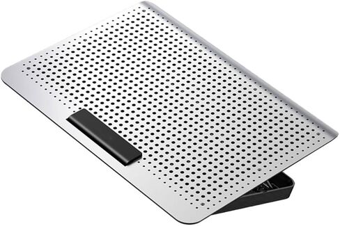 Adjustable Laptop Cooling Stand with Aluminum Alloy Panel and Fan in Kuwait