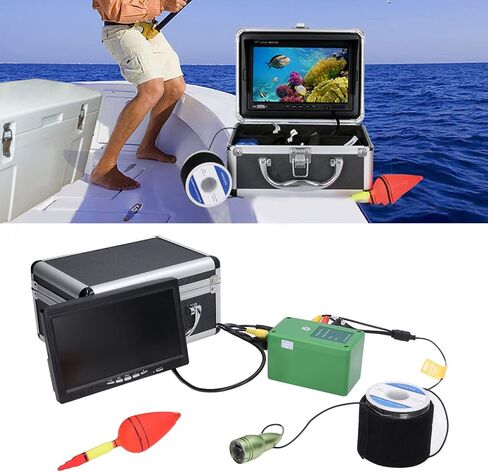 F002M50M 7in Color Fishing Camera Monitor HD 1000TVL Underwater Viewing System with LED in Saudi Arabia
