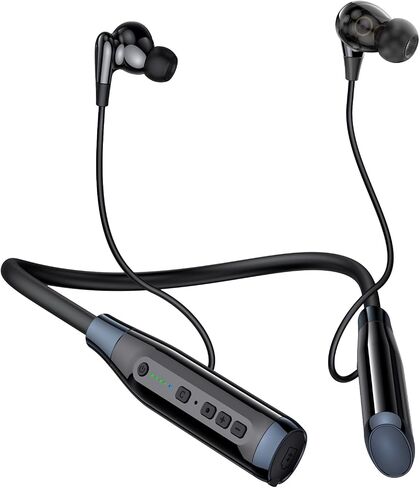 LAMA Neckband Headphones Bluetooth 5.4 with Microphone, Wireless Stereo Neckband Earbuds, LED Display, 80 Hrs Play Music,Waterproof Earphones, in Ear Headset for Music, Sport, Workout, Outdoor in Kuwait