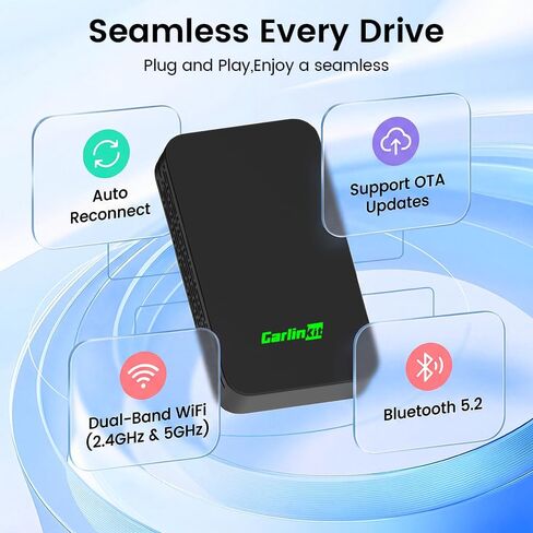 CarlinKit 5.0 Wireless CarPlay & Android Auto Adapter for Factory Wired Car in Saudi Arabia