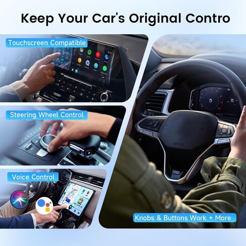 CarlinKit 5.0 Wireless CarPlay & Android Auto Adapter for Factory Wired Car in Saudi Arabia