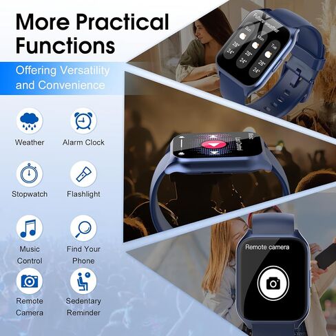 Smart Watch for Men Women (Answer/Make Calls), 1.85" HD Fitness Smartwatch in Saudi Arabia
