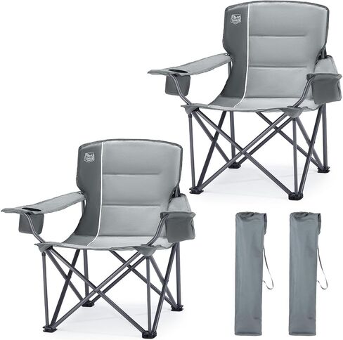 TIMBER RIDGE 2 Pack Oversized Folding Camping Chair for Adults in Kuwait