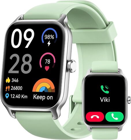 Tensky Smart Watch for Men & Women, 1.85" HD Fitness Tracker with Call in Kuwait