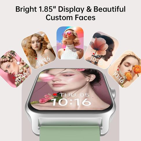 Tensky Smart Watch for Men & Women, 1.85" HD Fitness Tracker with Call in Kuwait