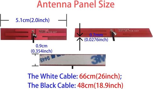 MHF4 WiFi 6E Antenna Tri-Band Internal for Laptop NGFF M.2 AX210 AX200 in Saudi Arabia