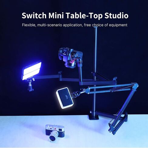 Live Broadcast Boom Arm, ULANZI Flexible Desk Mount Camera Arm Clamp Webcam Stand, Microphone Boom Arm for Blue Yeti Snowball Yeti Nano, Webcam, Camera, LED Light, Voice Recording, Podcasting in Saudi Arabia