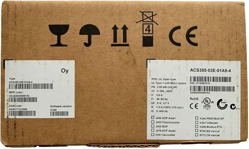 SMOCONE Expedited ACS355-03E-01A9-4 New and Sealed in Box ACS35503E01A94 1 Year Warranty in Kuwait