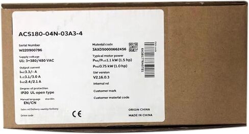 SMOCONE Expedited ACS180-04N-03A3-4 New and Sealed in Box ACS18004N03A34 1 Year Warranty in Kuwait