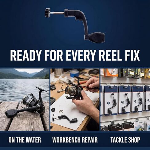 Universal Fishing Reel Handle, Plastic Power Crank Handle for Spinning and Reels, Saltwater Fishing Gear Replacement Parts in Kuwait