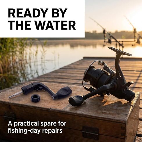Universal Fishing Reel Handle, Plastic Power Crank Handle for Spinning and Reels, Saltwater Fishing Gear Replacement Parts in Kuwait