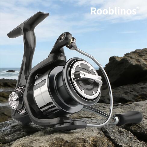 TV Fishing Reel 5.2:1 Gear Ratio 5+1 Stainless BB for Saltwater or Freshwater 1500/2500 SeriesUltralight 17.6 lbs CNC Aluminum Includes Monofilament Line Crappie or Catfish Reversible in Kuwait