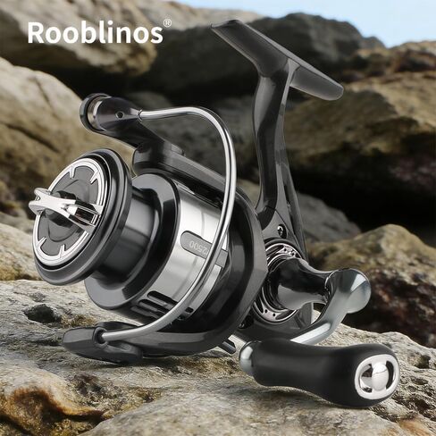 TV Fishing Reel 5.2:1 Gear Ratio 5+1 Stainless BB for Saltwater or Freshwater 1500/2500 SeriesUltralight 17.6 lbs CNC Aluminum Includes Monofilament Line Crappie or Catfish Reversible in Kuwait