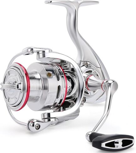 Sougayilang Saltwater Spinning Reel,CNC Aluminum Spool,Max Drag 33LB,Oversize Grip,5.5:1 Gear Ratio, 11+1 Stainless-Steel BB, Freshwater Fishing Reel. in Kuwait
