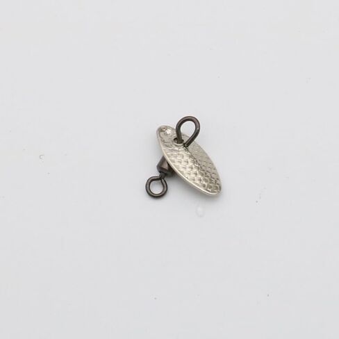 20pcs Swivel Spinning Composite Blade Fishing Accessories - Modified Fly Hooks with Rotating Spinners & Figure 8 Rings, Ideal for Micro Fishing Lures Angler Gift 2 Colors in Kuwait
