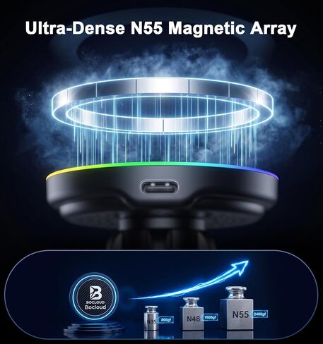 Qi2.2 25W for MagSafe Car Mount Charger, Magnetic Phone Holder for iPhone in Kuwait