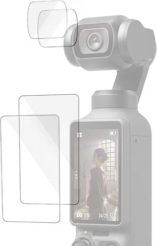 Moman Lens Screen Protector for DJI Osmo Pocket 4/3 Lens+LCD Screen Set in Kuwait