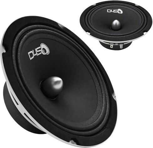 Down4Sound SFX65-4P 6.5 Inch Midrange Car Audio Speakers 4 Ohm 200W RMS Pair in Saudi Arabia