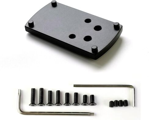 Dovetail Doctor Footprint Red Dot Mount Adapter Plate 7075 T6 Compatible with Non-MOS Glock 17 19 20 21 22 23 34 35 40 41 45 47 in Saudi Arabia
