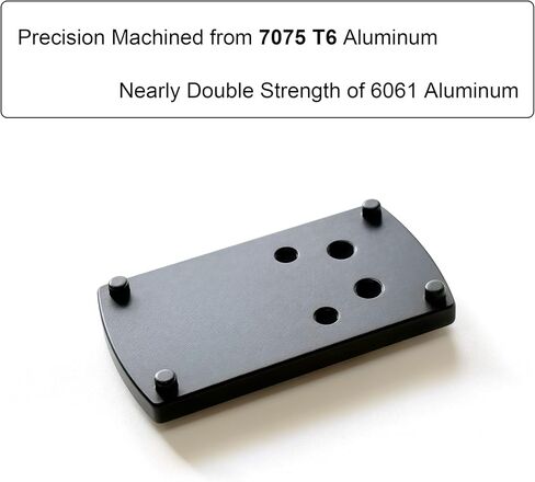 Dovetail Doctor Footprint Red Dot Mount Adapter Plate 7075 T6 Compatible with Non-MOS Glock 17 19 20 21 22 23 34 35 40 41 45 47 in Saudi Arabia