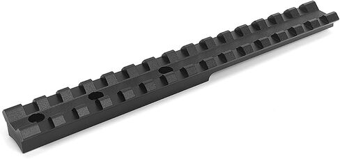 Picatinny Rail Scope Mount for NEF/H&R Handi Rifle – 0 MOA, 6061 T6 Aluminum, Full-Length Cross Slots, Matte Black, Blue Threadlocker Screws Included in Saudi Arabia