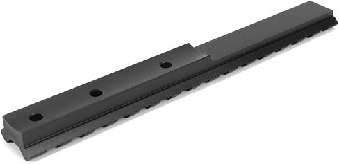 Picatinny Rail Scope Mount for NEF/H&R Handi Rifle – 0 MOA, 6061 T6 Aluminum, Full-Length Cross Slots, Matte Black, Blue Threadlocker Screws Included in Saudi Arabia