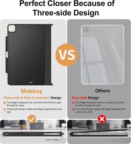 Magic Keyboard Compatible Case for iPad Pro 13 inch M5 with Pencil Holder in Kuwait