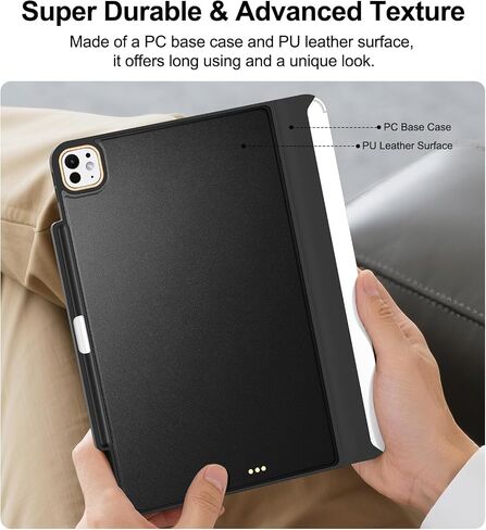 Magic Keyboard Compatible Case for iPad Pro 13 inch M5 with Pencil Holder in Kuwait