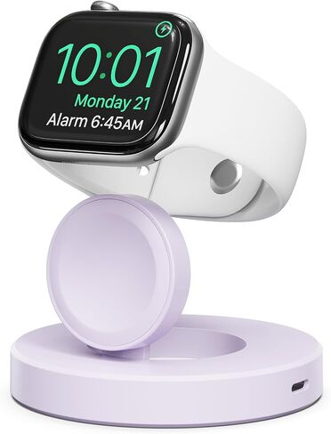 RUXELY Magnetic Charger 5W for Apple Watch 11,USB C Foldable Charging Dock in Kuwait