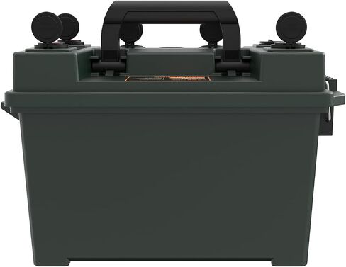 Battery Box for 30Ah/20Ah/10Ah, Waterproof Battery Box with Anderson Plug and Dual QC3.0, 12V Marine Case 30Amp Connectors for Lifepo4, RV, Camping, Boat, Trailers, Hunting in Kuwait
