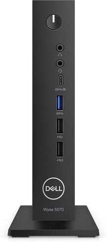 Dell Wyse 5070 Thin Client Desktop | Pentium Silver - J5005-16GB SSD Hard Drive - 4GB RAM | 4 cores @ 2.8 GHz ThinOS Black in Kuwait