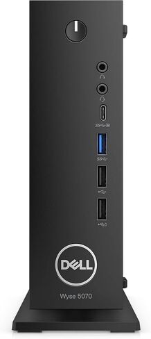 Dell Wyse 5070 Thin Client Desktop | Pentium Silver - J5005-16GB SSD Hard Drive - 4GB RAM | 4 cores @ 2.8 GHz ThinOS Black in Kuwait