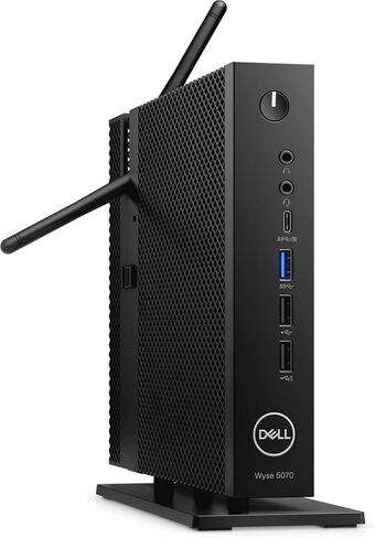 Dell Wyse 5070 Thin Client Desktop | Pentium Silver - J5005-16GB SSD Hard Drive - 4GB RAM | 4 cores @ 2.8 GHz ThinOS Black in Kuwait